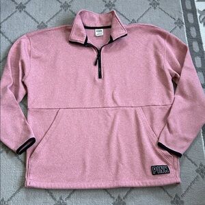 PINK Victoria's Secret Pink Sweatshirt with Black Trim